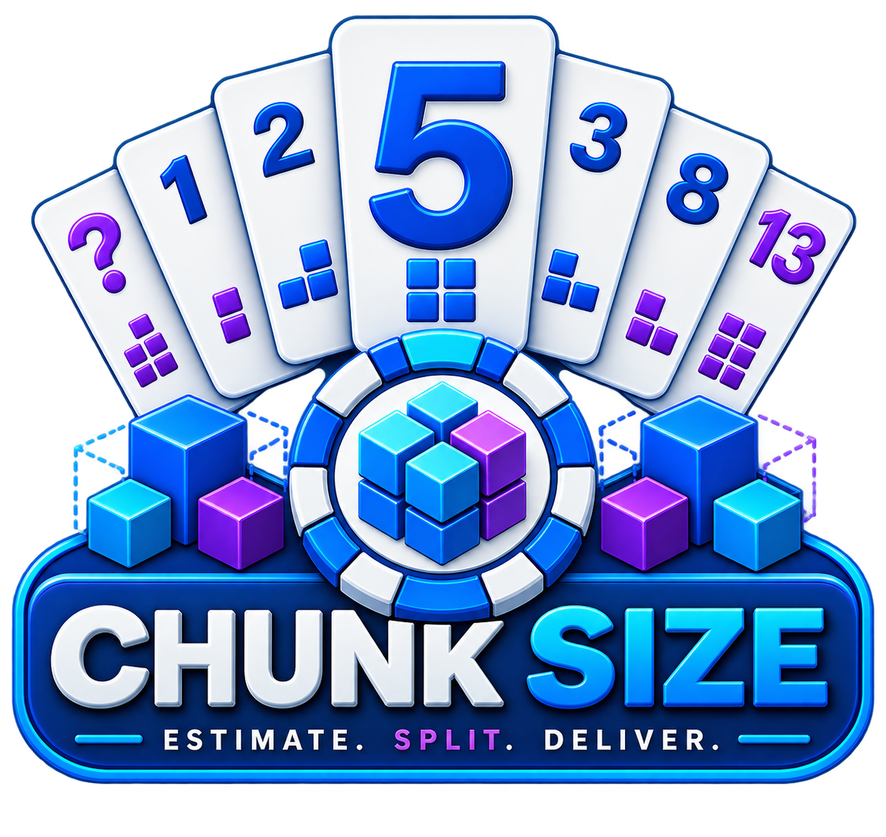 Chunk Size app icon showing estimation and planning cards