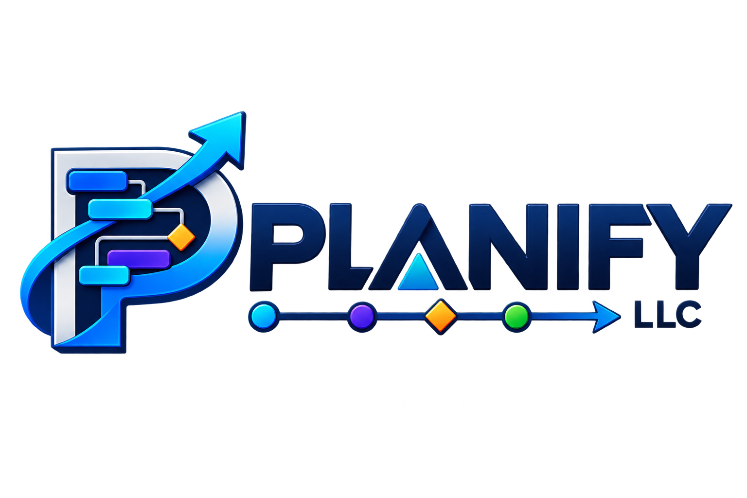 Planify LLC logo concept