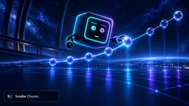 Guide guiding luminous delivery data into a rising forecast curve