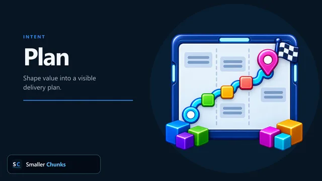 Plan wallpaper featuring the current dimensional product artwork